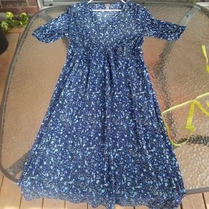 Blue Floral ASOS Dress